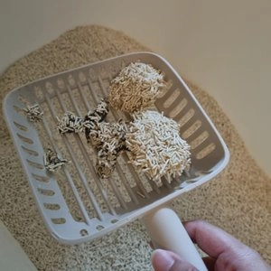 [무료배송] 묘래박스 캣츠태그 점보묘래삽 고양이 모래삽  베스트 후기 이미지