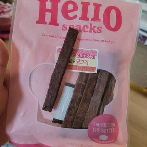 네츄럴코어 독 헬로 허브 치킨 90g 베스트 후기 이미지