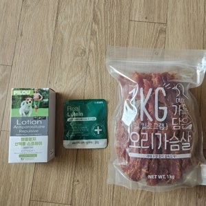 슈퍼츄 독 일킬로그램 가득 담은 오리가슴살 1kg 베스트 후기 이미지