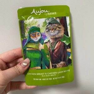 오쥬 바이 로우즈 캣 치킨가슴살&치킨간 파우치 69g 베스트 후기 이미지