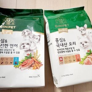 지니펫 독 더 홀리스틱 홍삼&국내산 오리 1.2kg 베스트 후기 이미지