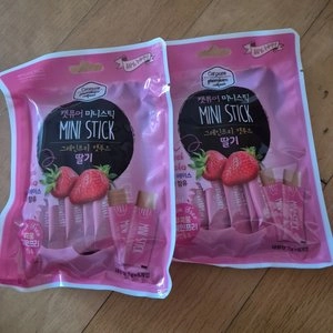 캣퓨어 미니스틱 딸기 7g*8p 베스트 후기 이미지