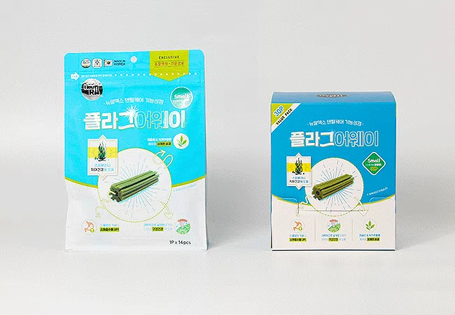 [NEW신상][무료배송] 뉴알엑스 기능성 덴탈껌 플라그어웨이 S 14P (100g) 4번째