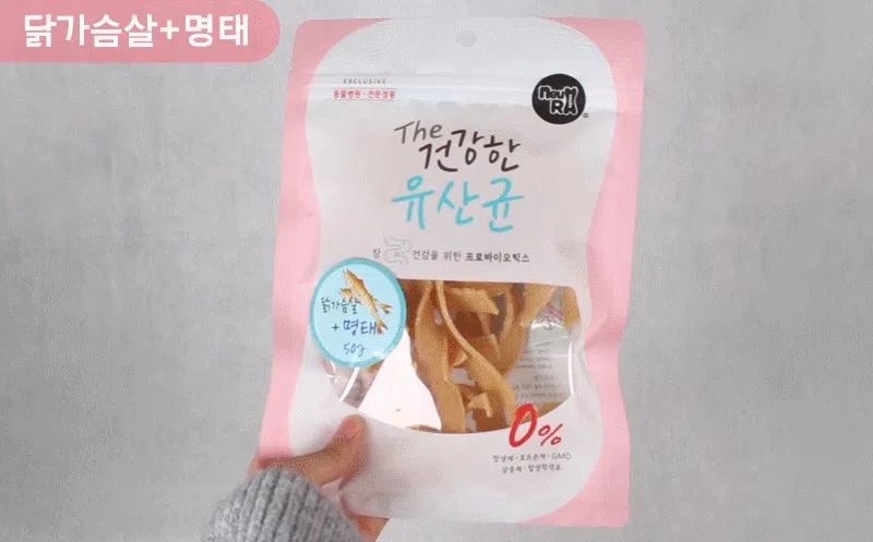 [NEW신상][무료배송] 뉴알엑스 더건강한 유산균 닭가슴살+단호박 50g 5번째