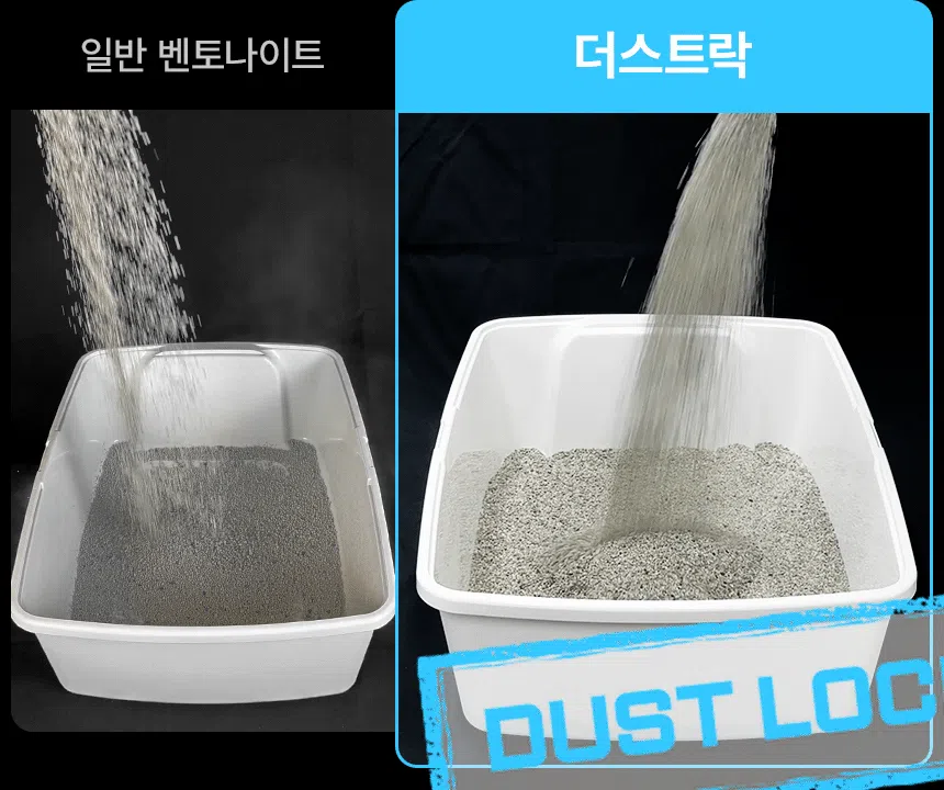 [NEW신상][무료배송] 펫바이블 더스트락 먼지없는 벤토나이트 모래 무향 12kg (6kg*2ea) 2번째