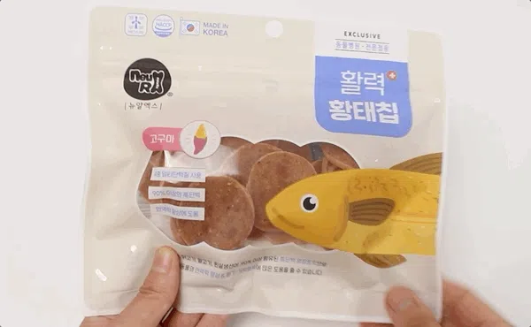 [NEW신상][무료배송] 뉴알엑스 활력 황태 + 고구마 트릿 90g 5번째
