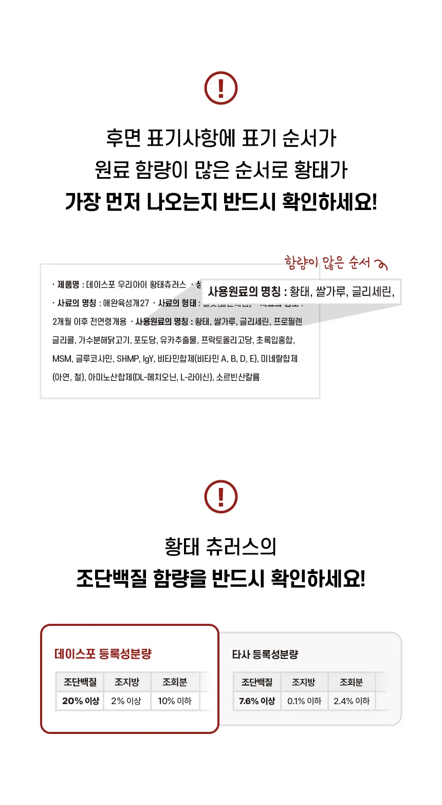 [NEW신상][무료배송] 데이스포 독 우리아이 황태츄러스 S 150g 1번째