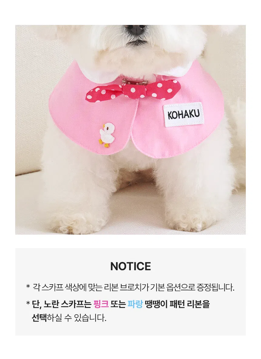 [NEW신상][무료배송] 펫츠앤미 고양이 강아지 유치원 스카프 20번째