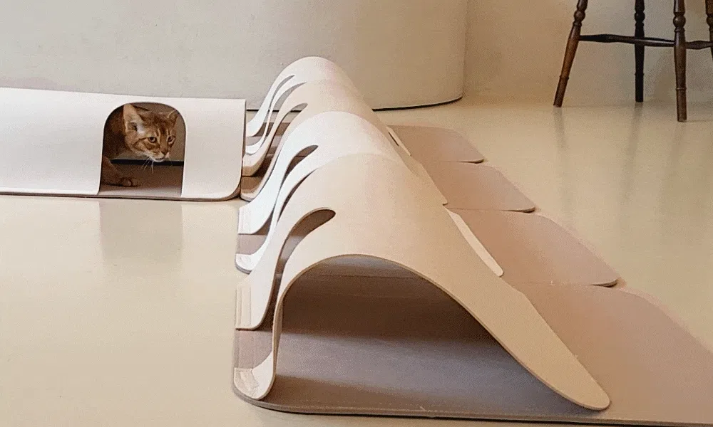 [NEW신상]소심한호랑이 쏙쏙터널 4P 특대형 아이보리&화이트 7번째