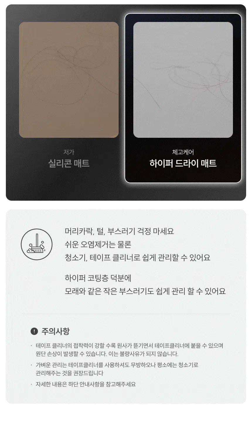 [NEW신상][무료배송] 체고케어 털안붙는 초속건 물흡수 미끄럼방지 발매트/주방 현관 욕실 식기 수반 다용도 매트 17번째