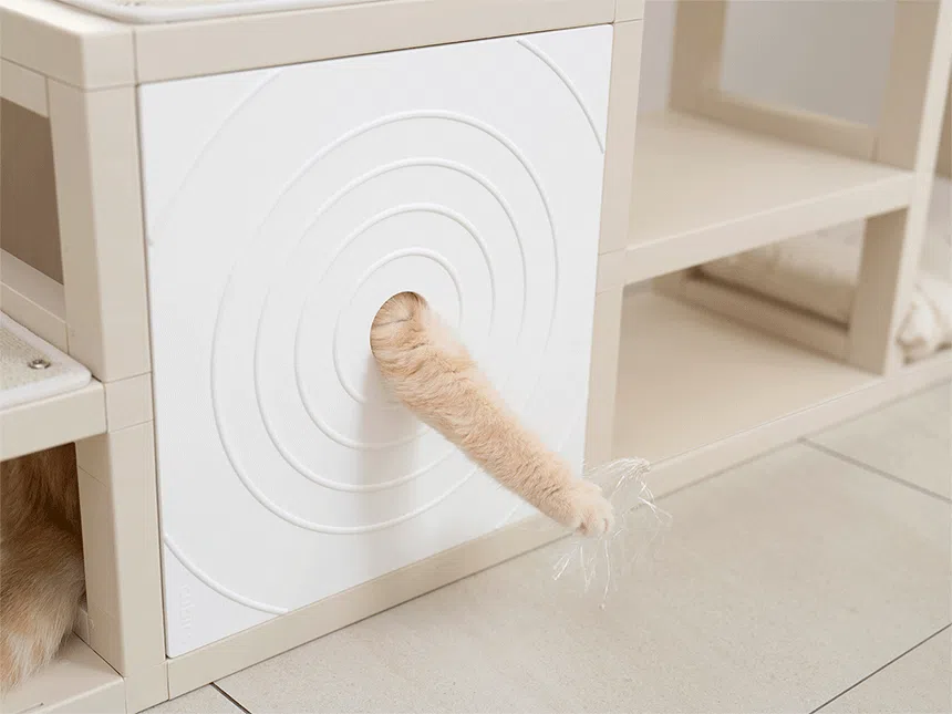 [NEW신상][무료배송] 큐빅스펫 먼치킨 노묘 낮은 캣타워 고양이계단 C+커버세트 6color+ 스크래쳐 3장포함 41번째