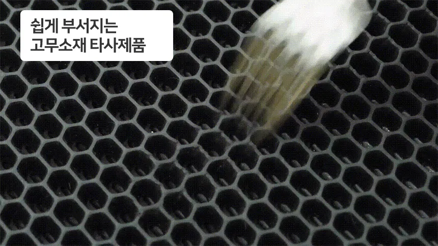 [NEW신상][무료배송] 모닝커들 사막화방지 모래매트 그레이 (소형 42x65/중형 60x65/대형 60x95) 9번째