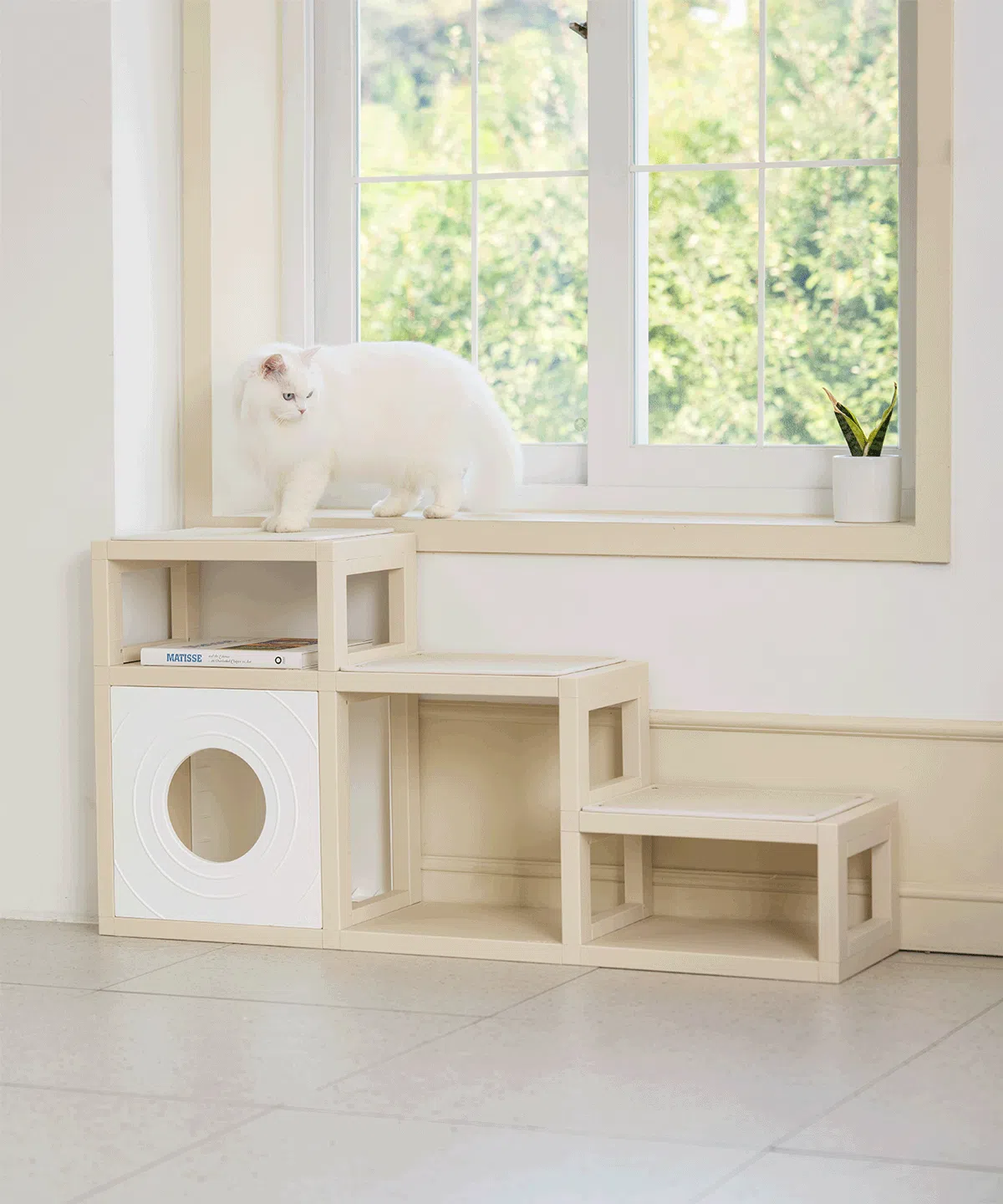 [NEW신상][무료배송] 큐빅스펫 먼치킨 노묘 낮은 캣타워 고양이계단 C+커버세트 6color+ 스크래쳐 3장포함 17번째