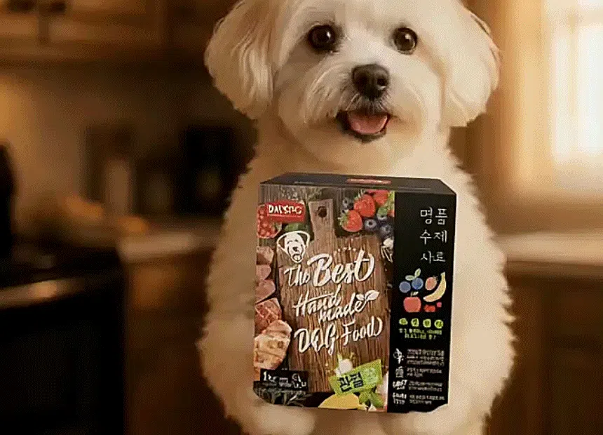 [무료배송] 데이스포 독 명품수제사료 녹황색식단 1kg 4번째