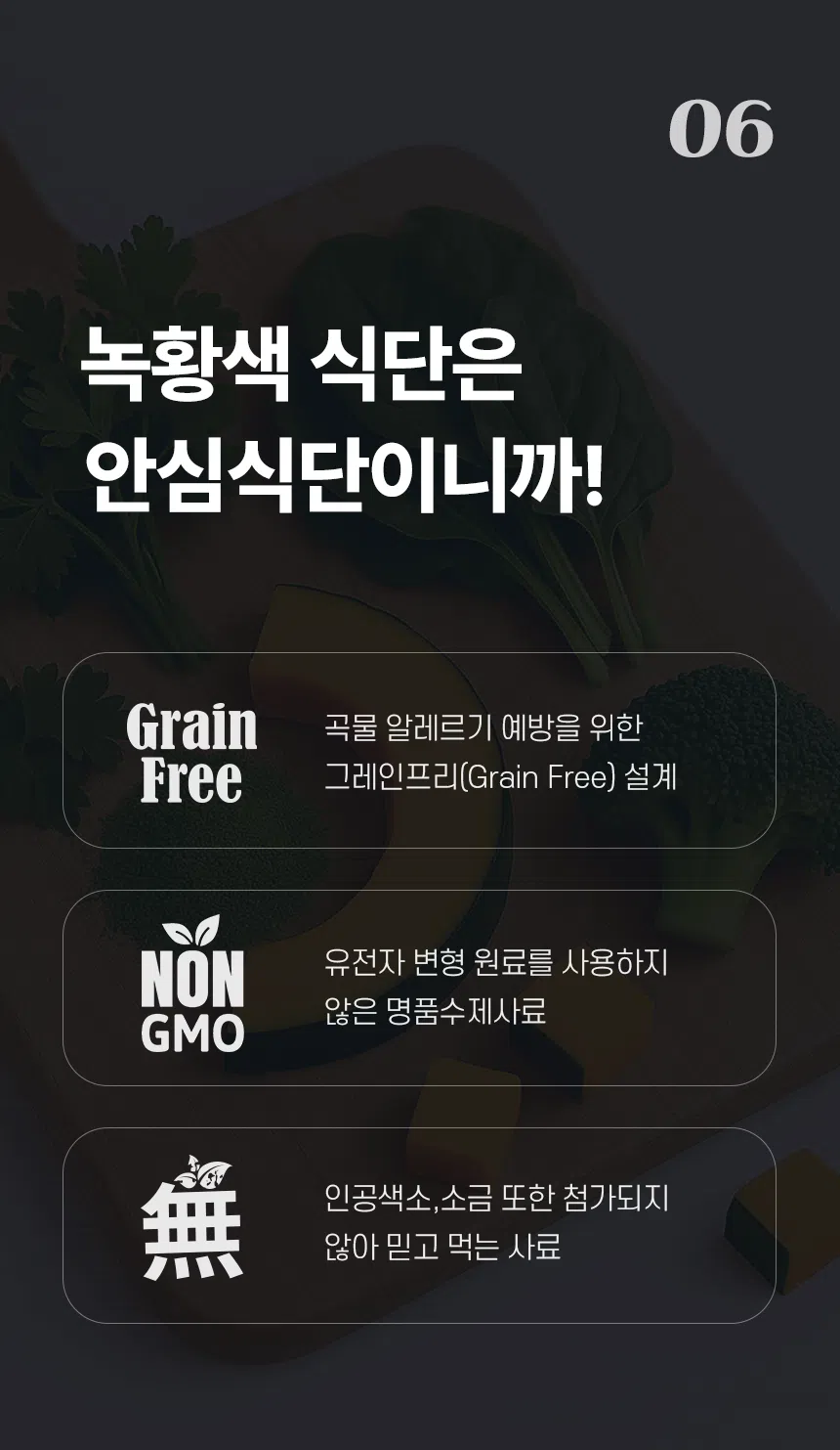[무료배송] 데이스포 독 명품수제사료 녹황색식단 1kg 17번째