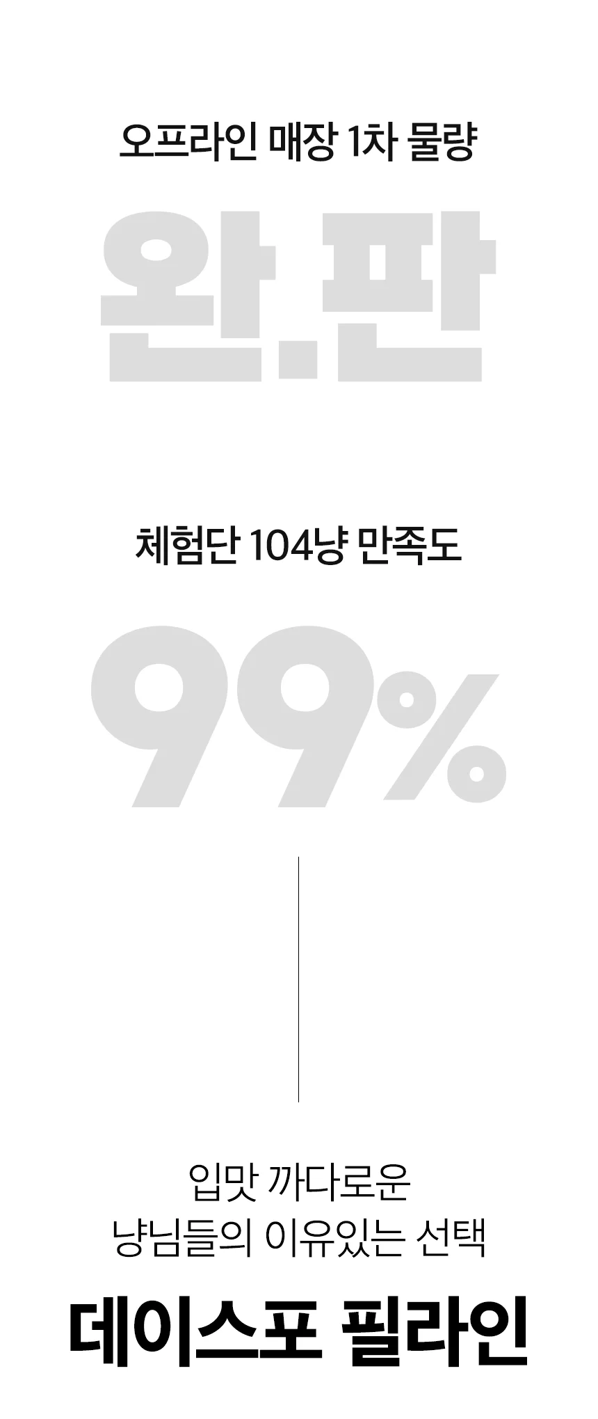 [아듀특가][무료배송] [24개] 데이스포 캣 필라인 캔 흰살참치와 멸치 80g 1번째