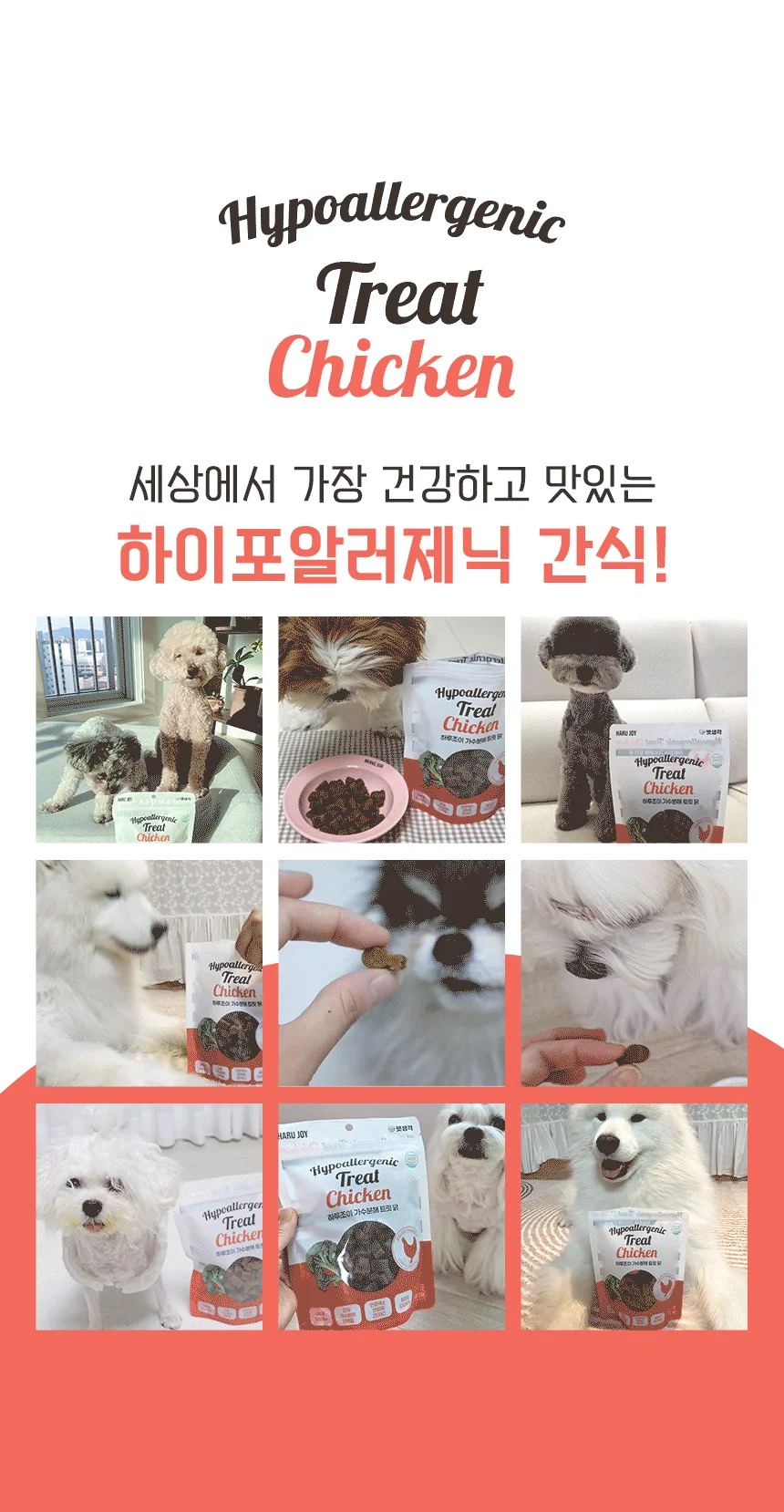 [NEW신상]펫생각 하루조이 가수분해 트릿 닭 250g 3번째