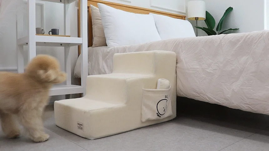 [무료배송] 초코펫하우스 독 계단 유기농 오가닉 스텝 2번째