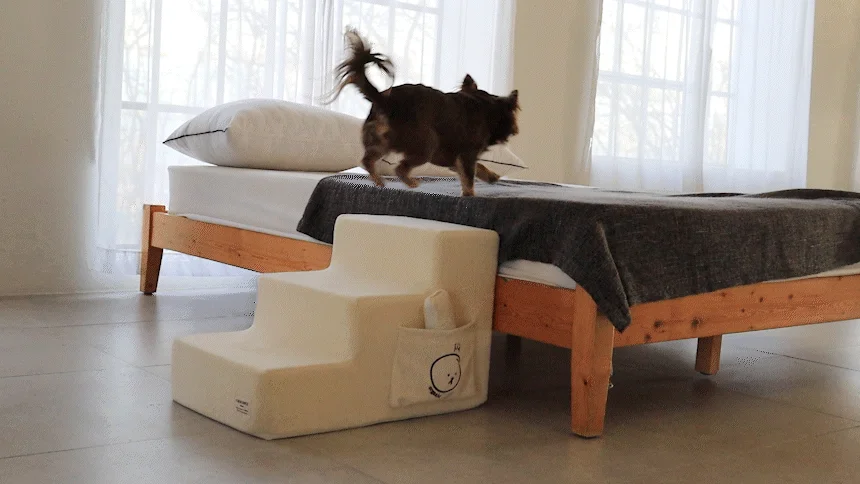 [무료배송] 초코펫하우스 독 계단 유기농 오가닉 스텝 4번째