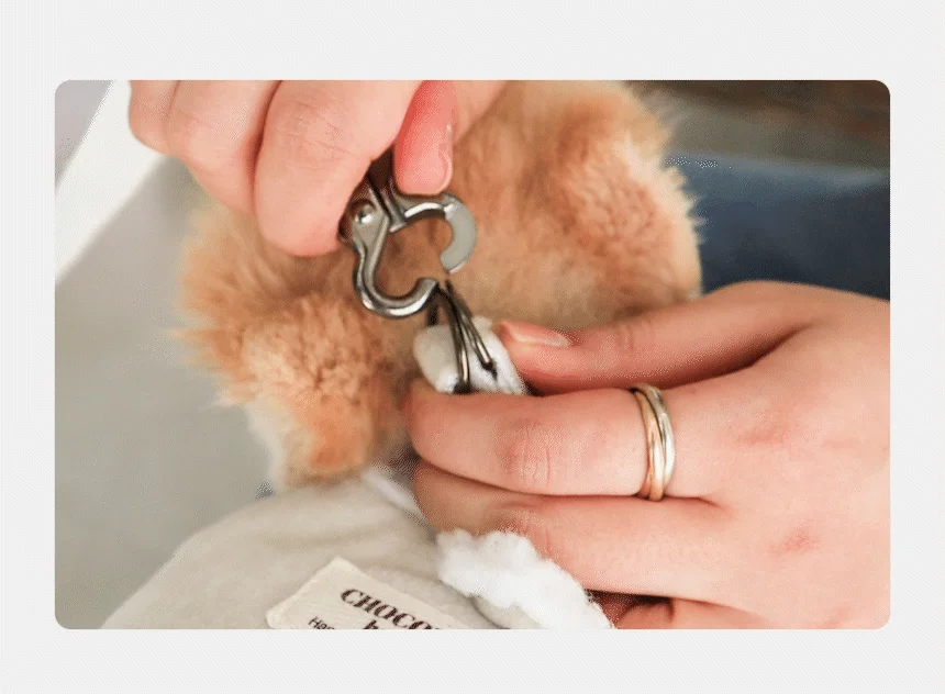 [무료배송] 초코펫하우스 산책왕 보온 무스탕 하네스 13번째