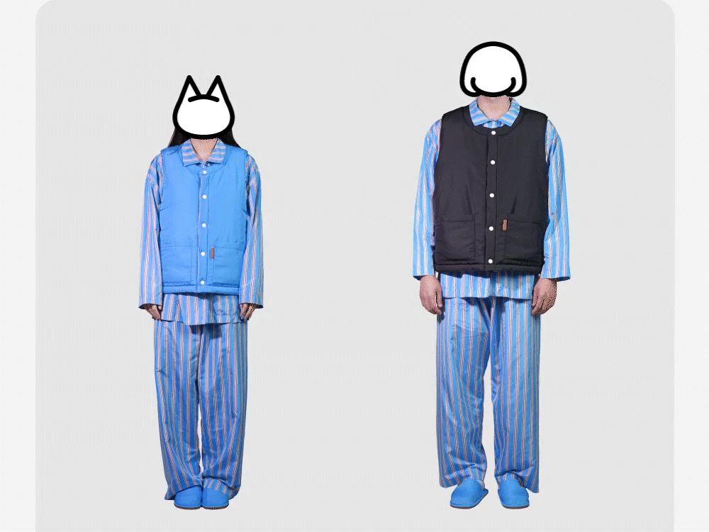 [NEW신상][무료배송] 털 안붙는 퍼리스 패딩 베스트(Person) 16번째