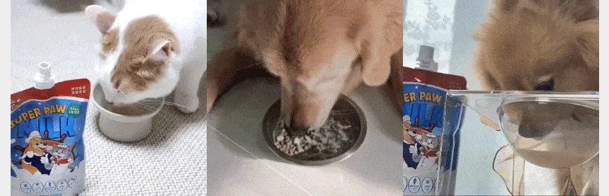 [무료배송] 슈퍼포우 바나나 듬뿍 펫밀크 150ml 8개입 15번째