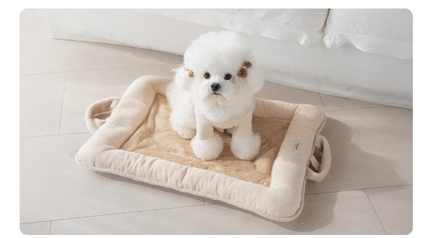 [무료배송] 펫츠앤미 핫팩 온열 매트 강아지 고양이 겨울방석 산책매트 17번째