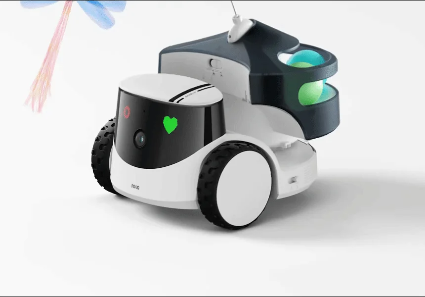 [NEW신상][무료배송] 에나봇 ROLAPETPAL 롤라펫팔 움직이면서 간식주는 펫캠 CCTV 로봇 23번째