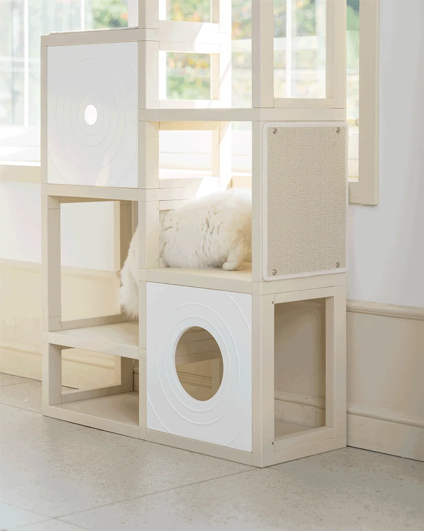 [NEW신상][무료배송] 큐빅스펫 고양이 먼치킨 낮은 타워 2X3+ 커버 세트 6color +스크래쳐1장 포함 27번째