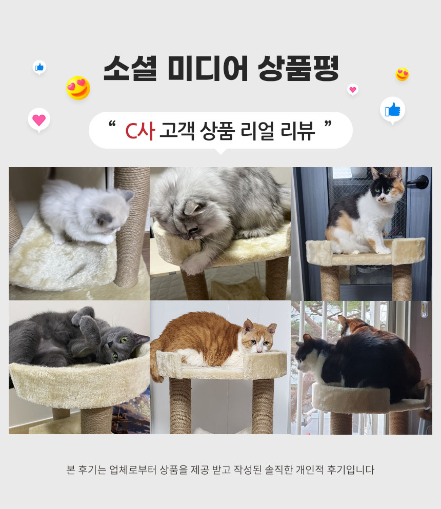 [무료배송] 펫토리아 한층뚝딱 플랫폼 캣타워 베이지 1번째