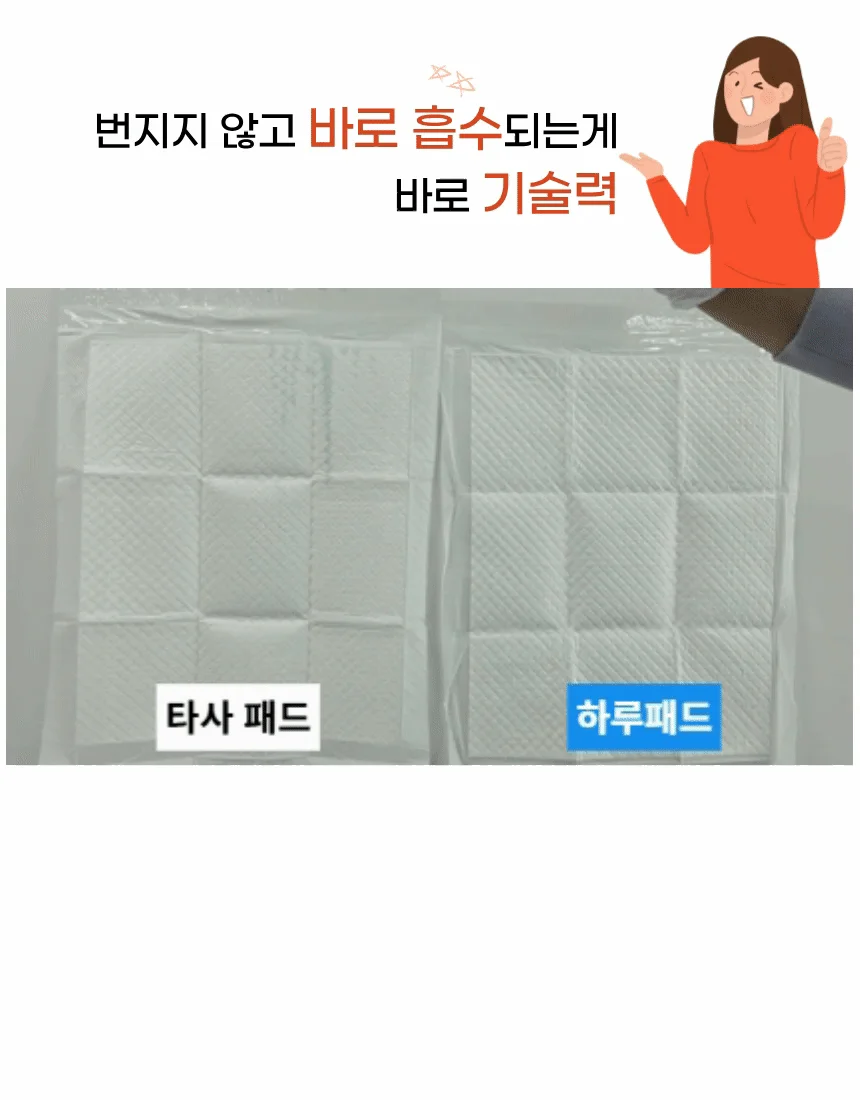[NEW신상][무료배송] 파파펫코리아 하루패드 대형 50매 (60x76cm) 28번째